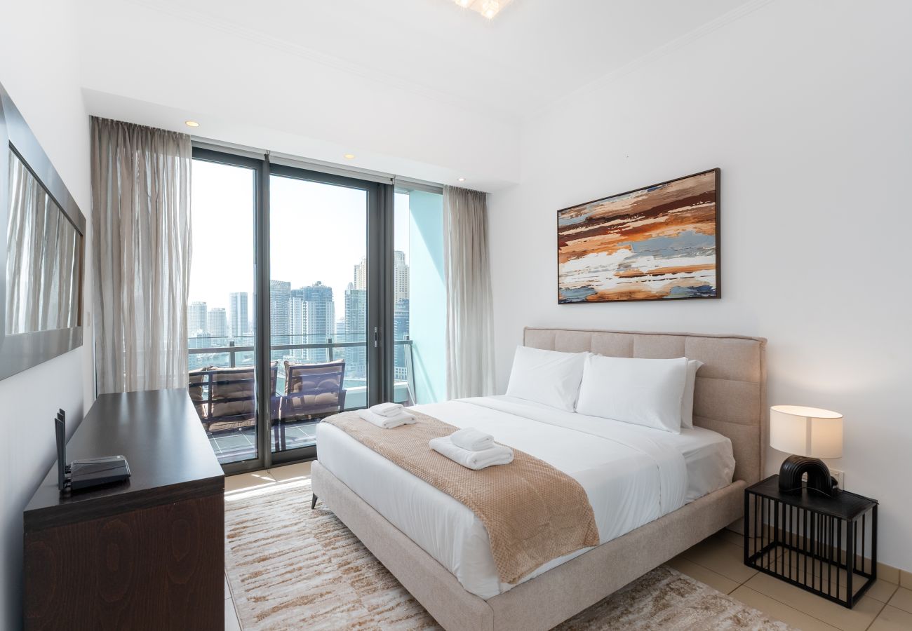 Apartment in Dubai - Big, Bright, Luxury Marina View Apt near Beach