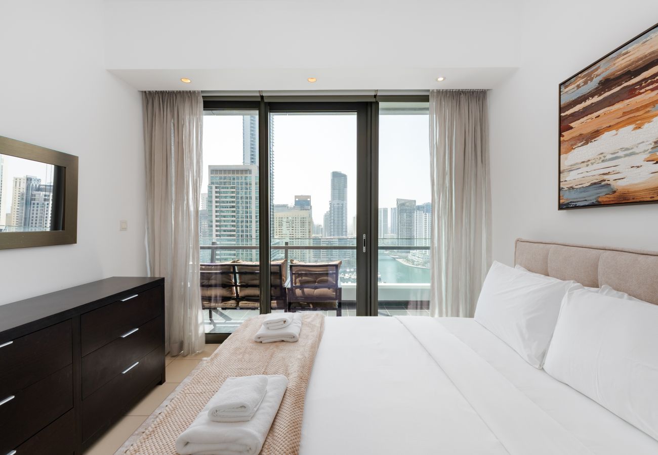 Apartment in Dubai - Big, Bright, Luxury Marina View Apt near Beach