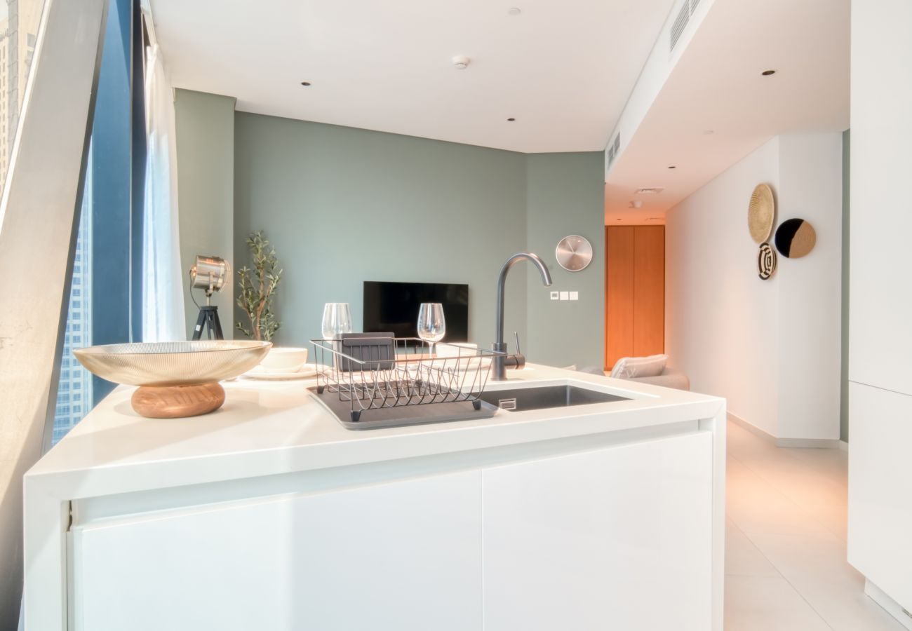 Apartment in Dubai - Exclusively Designed 1BR w/ Dubai Canal View 