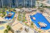 Apartment in Dubai -  Lush Sea View Living w/ Private Beach at the Palm