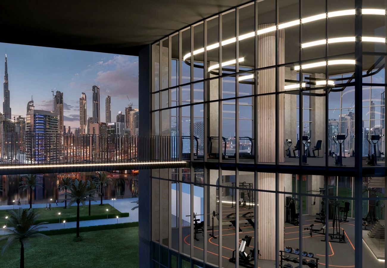 Studio in Dubai - Modern Apt Near Dubai Mall w/ City View Balcony