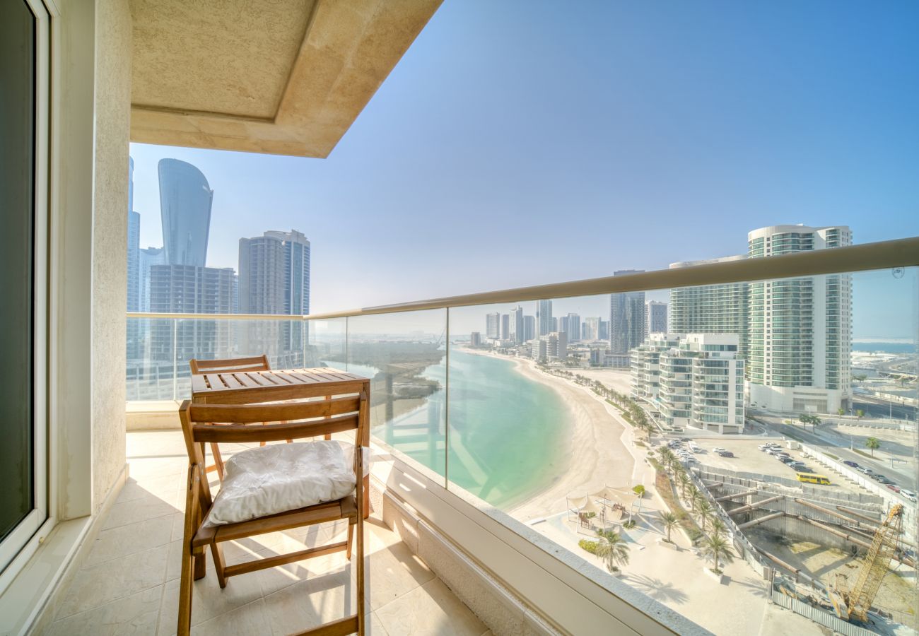 Apartment in Abu Dhabi - Reem Island Beach Escape w/ Stellar Balcony Views