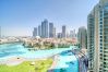 Apartment in Dubai - Upscale 2BR w/ Burj Khalifa & Fountain Views