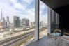 Studio in Dubai - Chic Business Bay Studio, Burj View Balcony