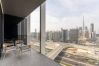 Studio in Dubai - Sleek Business Bay Studio, Burj View Balcony