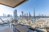 Apartment in Dubai - Sleek 3BR + Maid’s Room w/ Burj Khalifa View