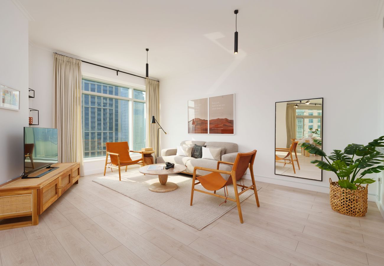 Apartment in Dubai - Chic 2BR Downtown Haven w/ Balcony & City Views