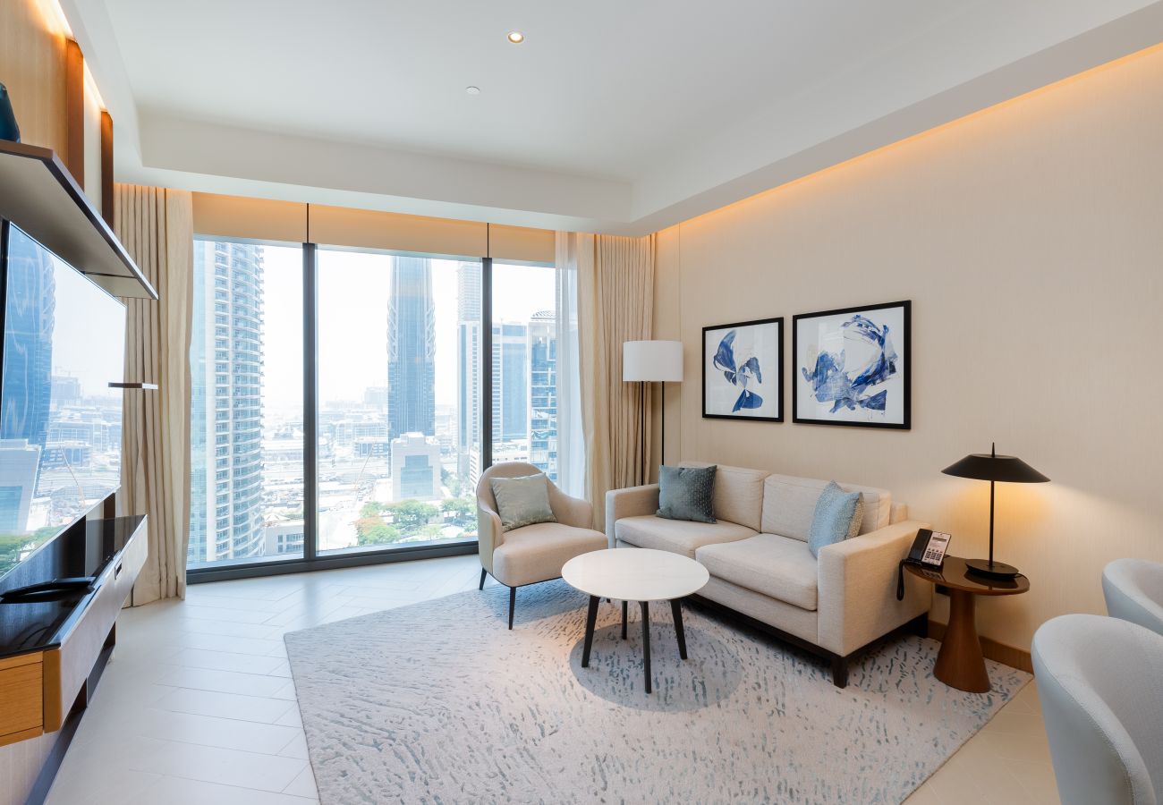 Apartment in Dubai - Address Dubai Opera 2BR | Walk to Mall, Burj Khalifa & Opera	