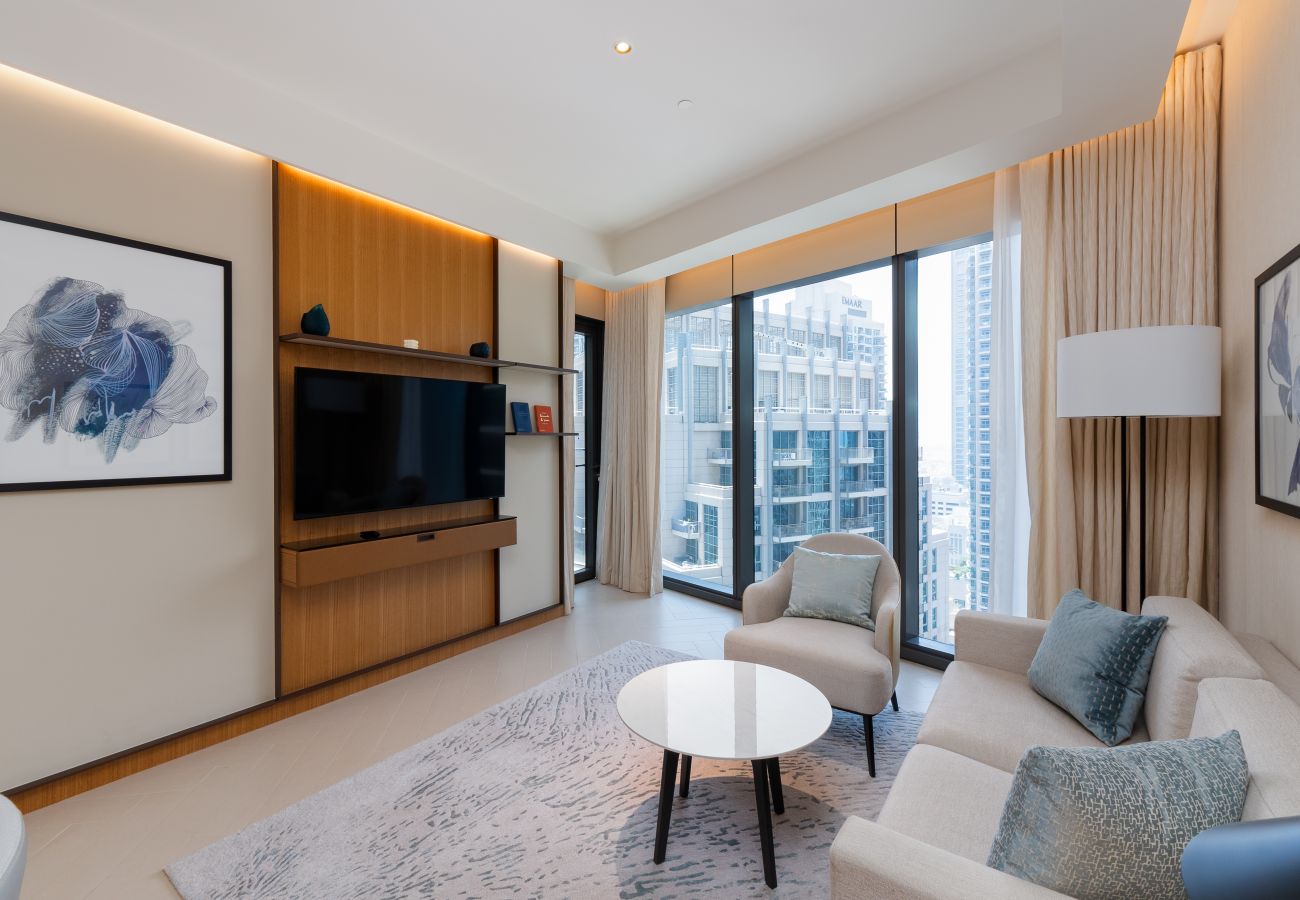 Apartment in Dubai - 2BR Address Dubai Opera | Walk to Mall, Burj Khalifa & Opera	