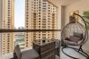 Apartment in Dubai - Elegant 2BR w/ Balcony, walk to JBR Beach