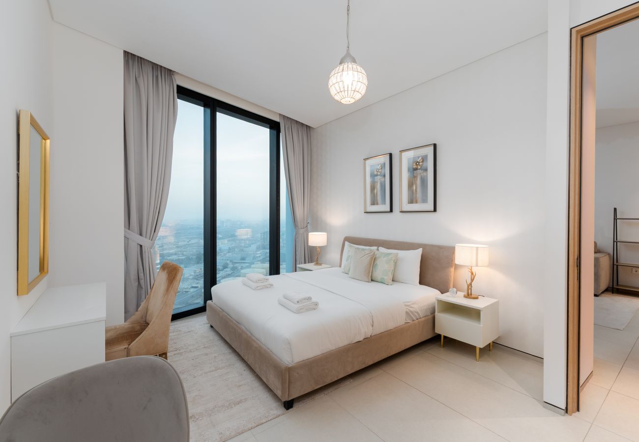 Apartment in Dubai - Modern 1BR w/ Marina View Balcony at Address JBR