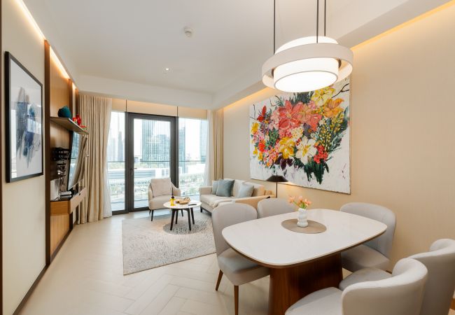 Apartment in Dubai - Elite 2BR Address Opera | Burj Khalifa View