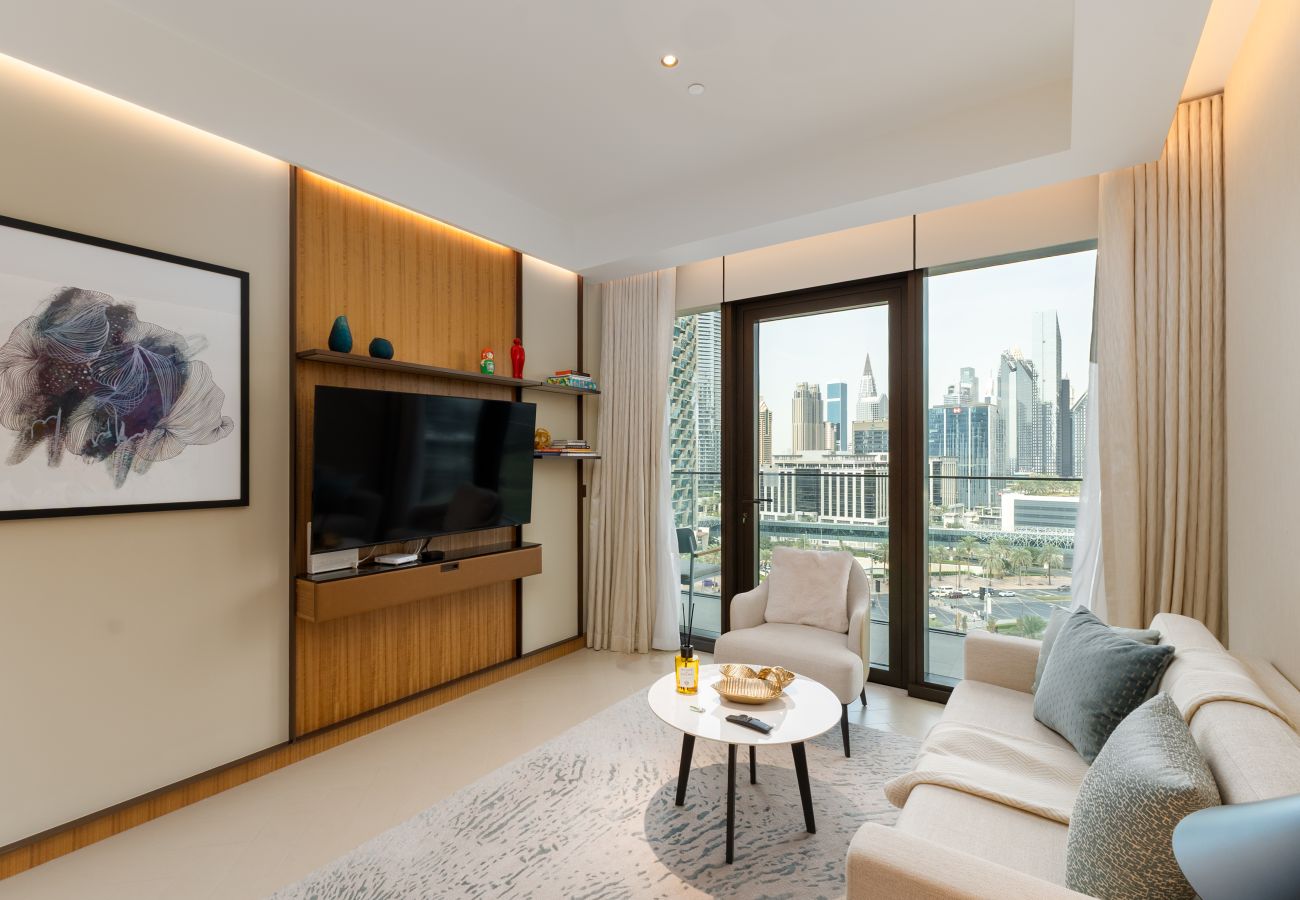 Apartment in Dubai - Elite 2BR Address Opera | Burj Khalifa View