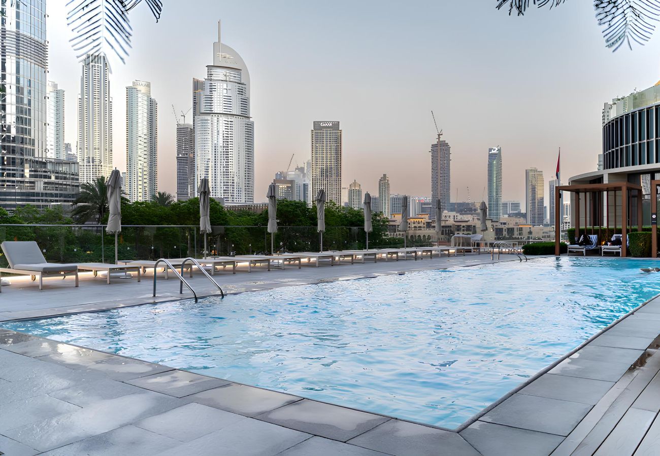 Apartment in Dubai - Elite 2BR Address Opera | Burj Khalifa View
