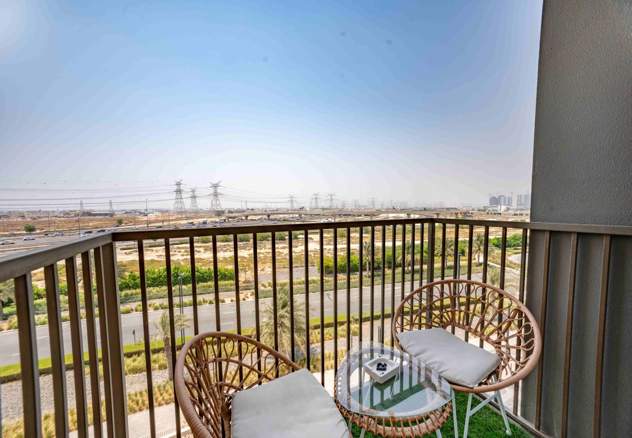 Apartment in Dubai - Boho-Chic 1BR w/ Pool | Dubai Hills
