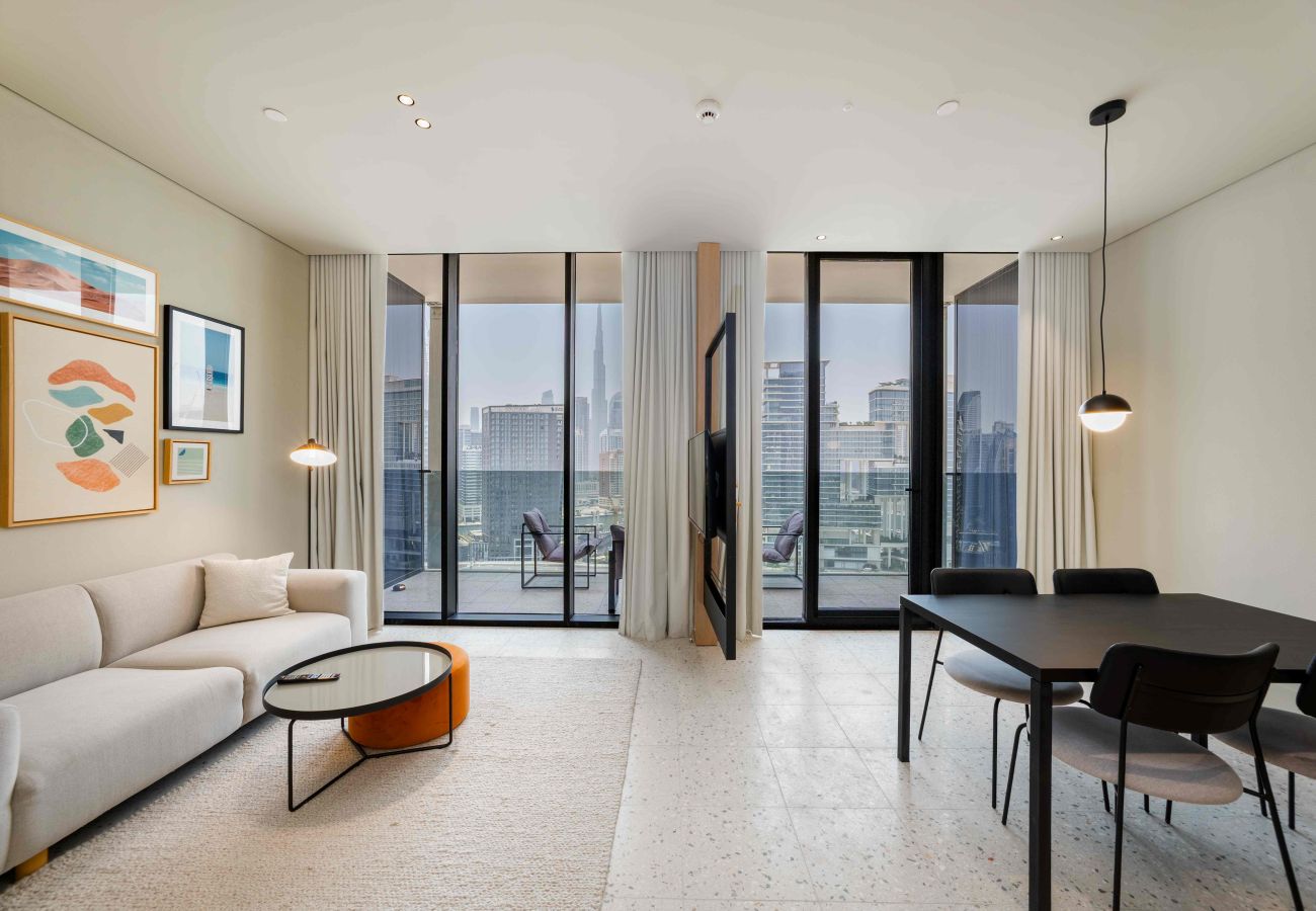 Studio in Dubai - Chic City Studio in Upside w/ Burj View