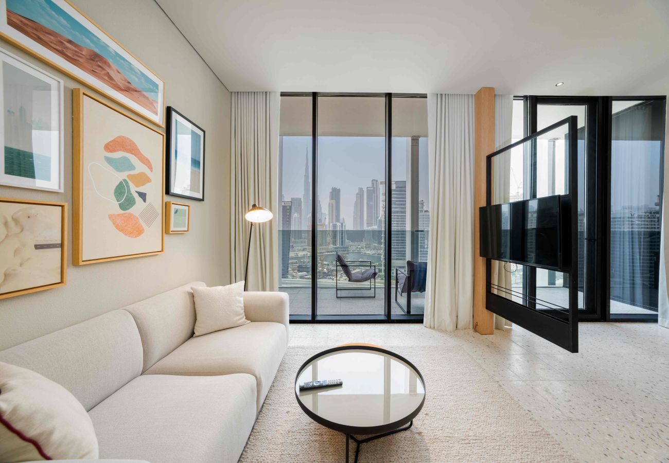 Studio in Dubai - Chic City Studio in Upside w/ Burj View
