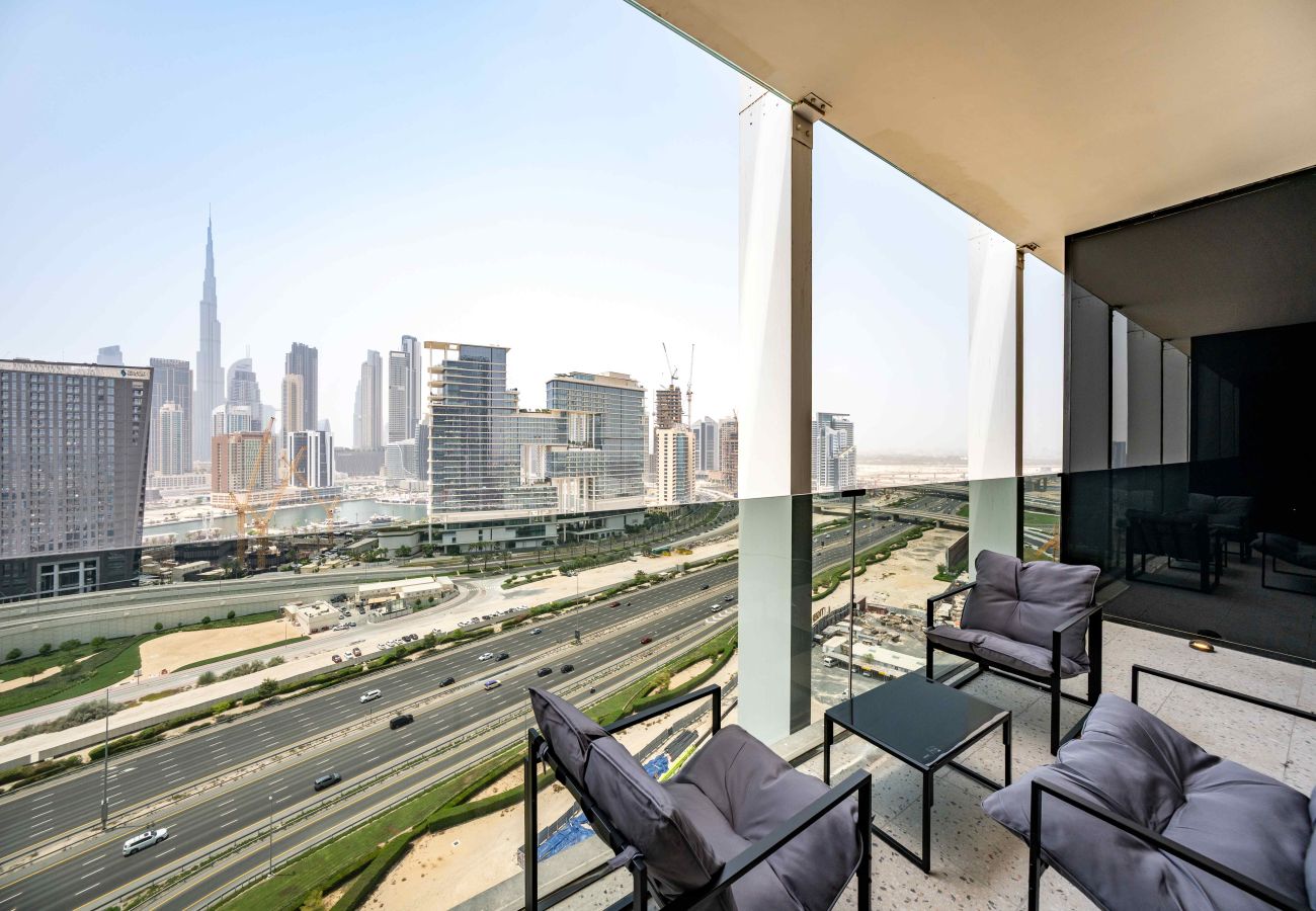 Studio in Dubai - Chic City Studio in Upside w/ Burj View