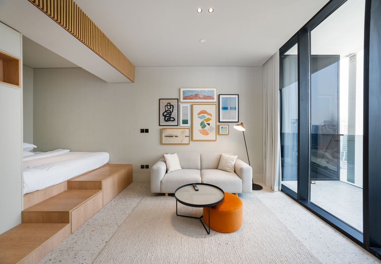 Studio in Dubai - Chic City Studio in Upside w/ Burj View