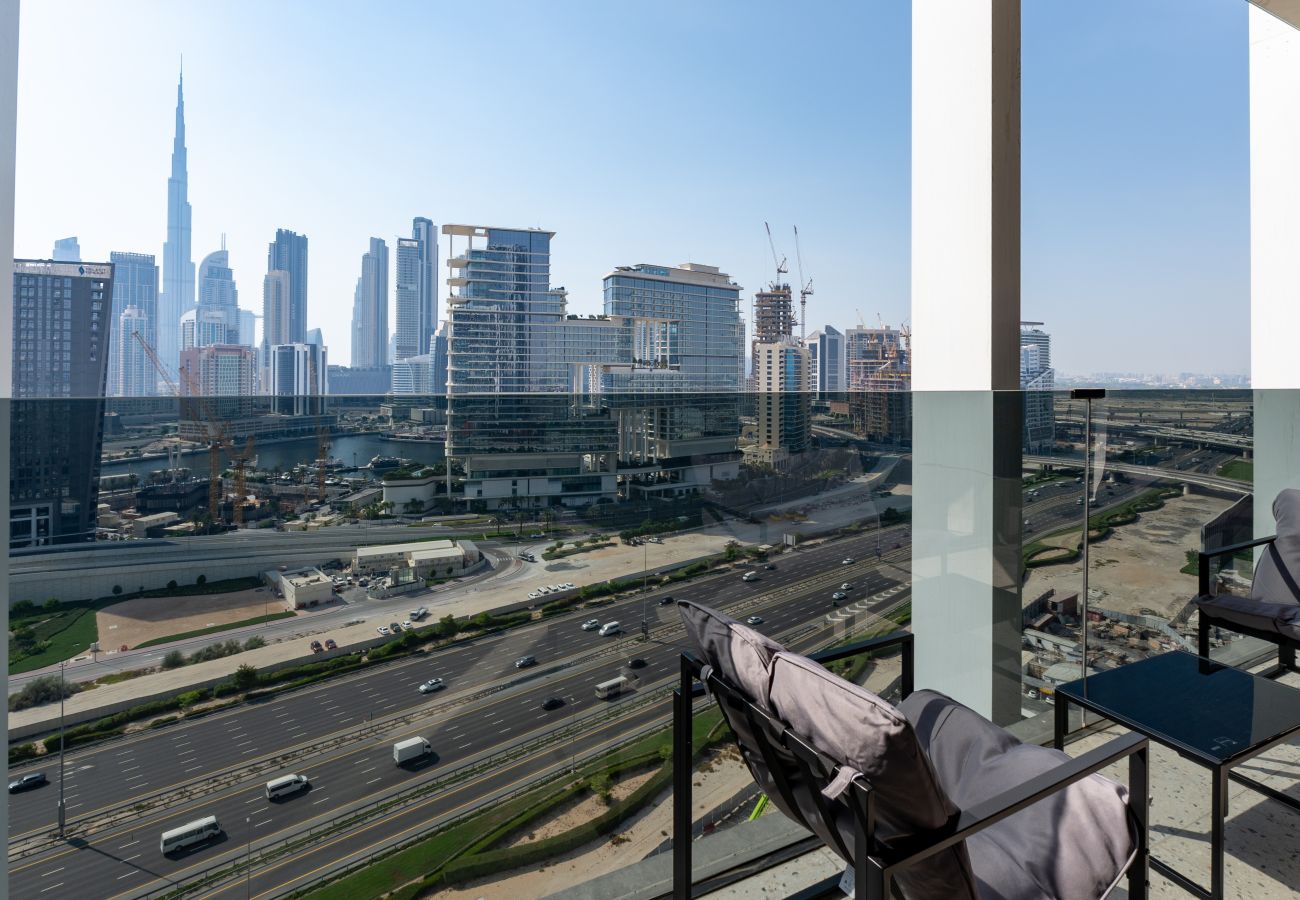 Studio in Dubai - Chic City Studio in Upside w/ Burj View