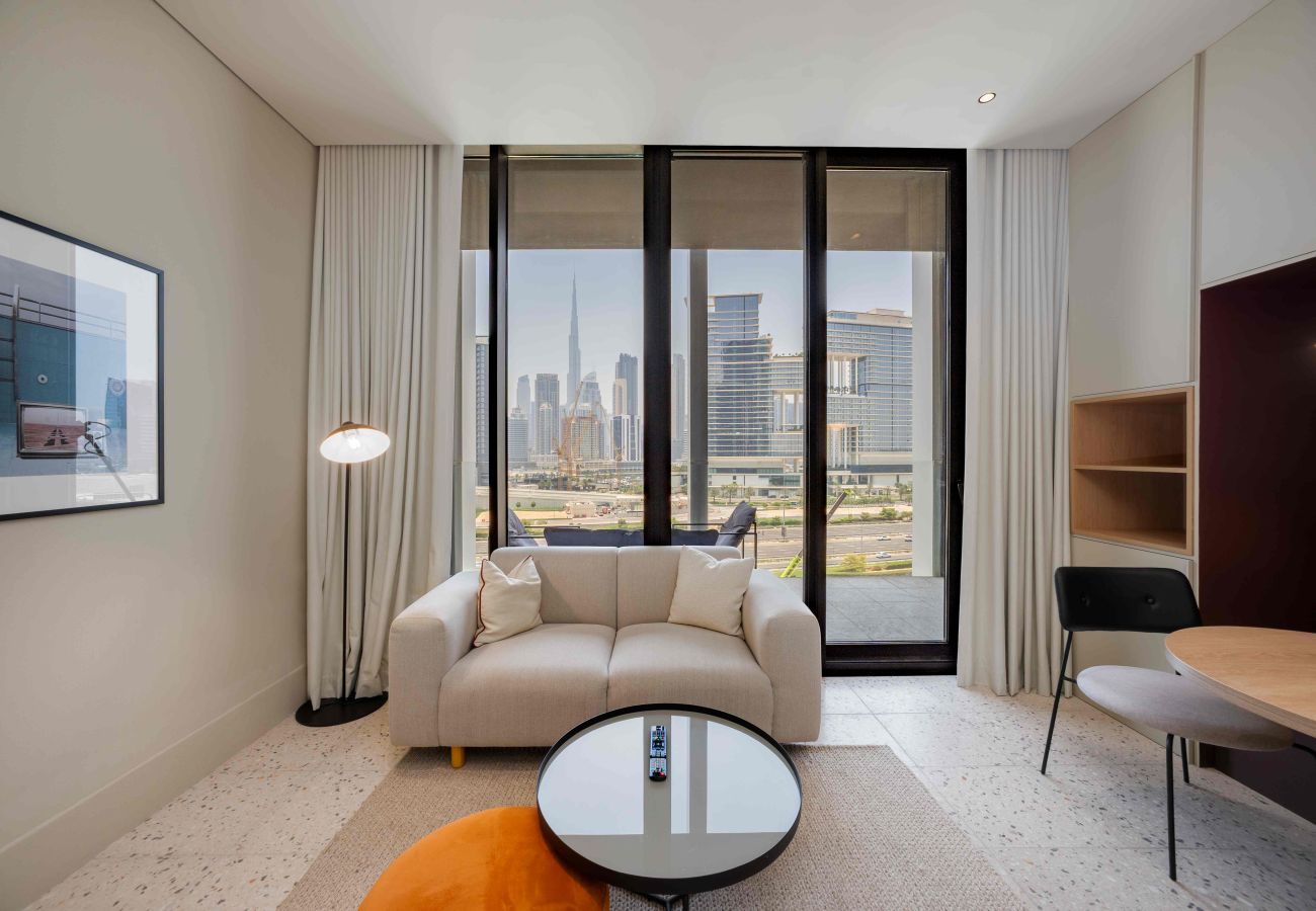 Studio in Dubai - Modern Upside Studio w/ Skyline View