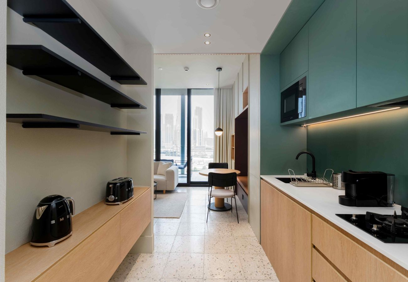 Studio in Dubai - Sleek Business Bay Studio | Burj View