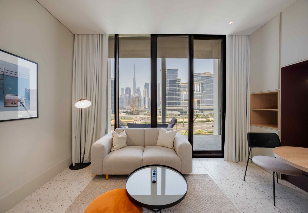 Studio in Dubai - Sleek Business Bay Studio | Burj View