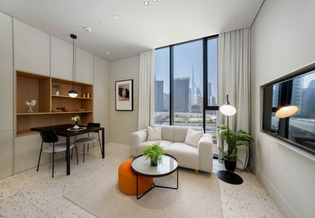 Studio in Dubai - Chic Studio in Upside Living | Burj Khalifa View