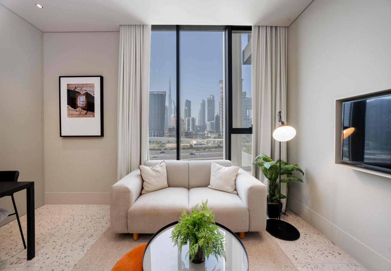 Studio in Dubai - Chic Studio in Upside Living | Burj Khalifa View
