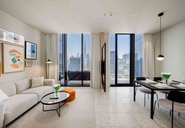 Studio in Dubai - Studio with Balcony in Upside | Burj Khalifa View