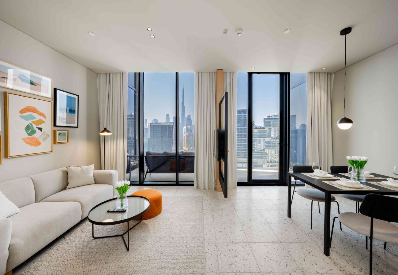 Studio in Dubai - Studio with Balcony in Upside | Burj Khalifa View