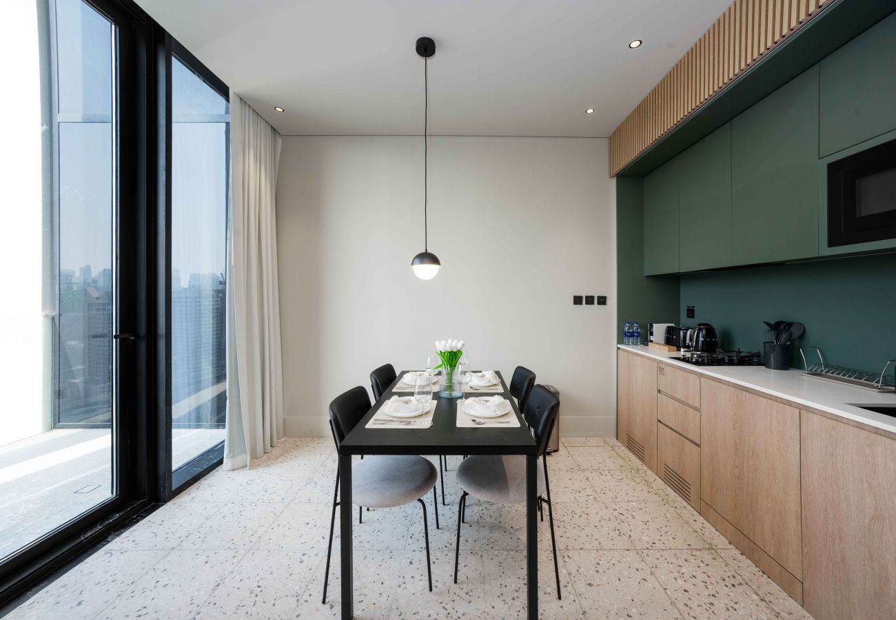 Studio in Dubai - Studio with Balcony in Upside | Burj Khalifa View