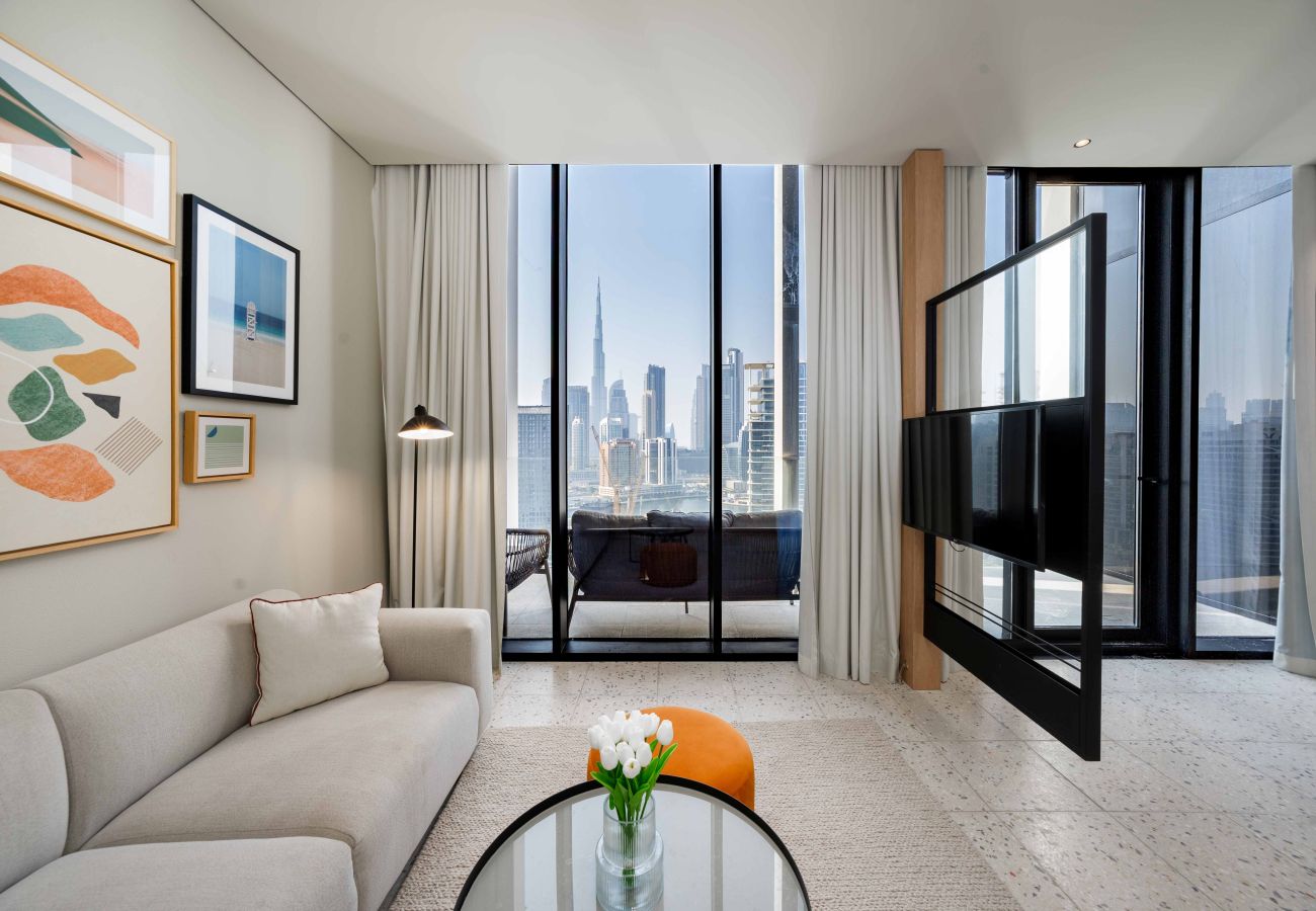 Studio in Dubai - Studio with Balcony in Upside | Burj Khalifa View